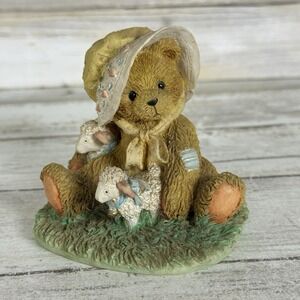 Cherished Teddies CHARITY- I Found A Friend In Ewe - Bear with Lamb Figurine